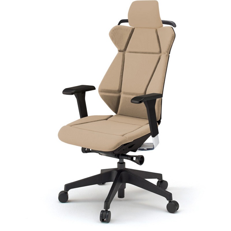 KF-857GCH-TTY3 フリップフラップチェア エクストラハイバック 可動肘 ハンガー ランバーサポート付 樹脂脚<配送時組立サービス付> 1台 イトーキ 【通販モノタロウ】