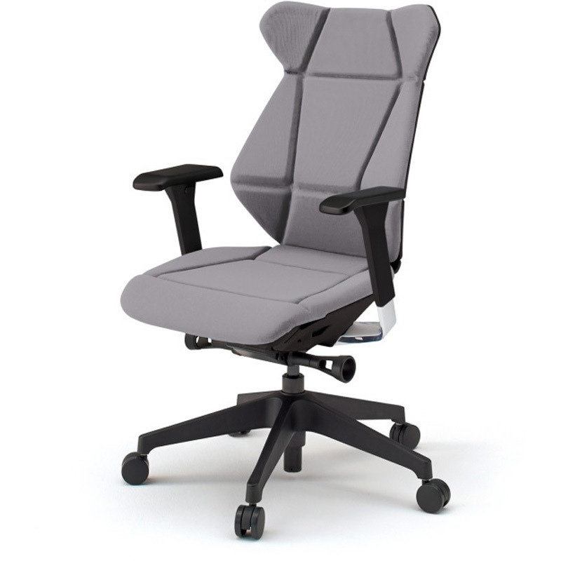 KF-867GC-TTW6 フリップフラップチェア 可動肘 ランバーサポート付 樹脂脚<配送時組立サービス付> イトーキ 高さ1025mm幅665mm奥行555mm  KF-867GC-TTW6