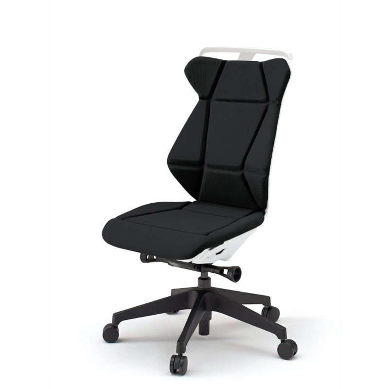 KF-860GCH-TWT1 フリップフラップチェア 肘なし ハンガー ランバーサポート付 樹脂脚<配送時組立サービス付> 1台 イトーキ 【通販モノタロウ】