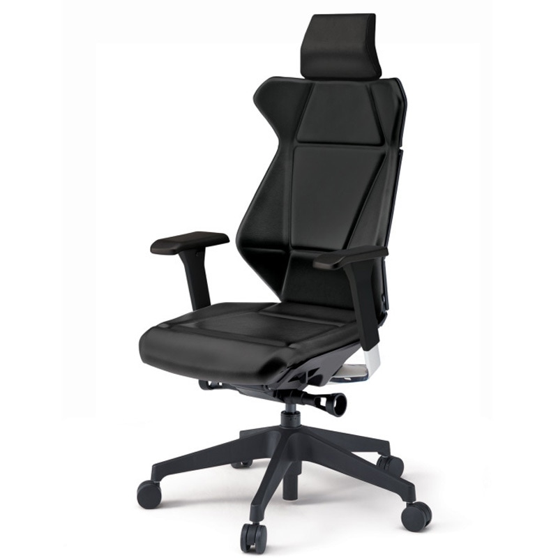 KF857DGM-TTT1 フリップフラップチェア エクストラハイバック 可動肘 ランバーサポート付 ビニールレザーDG 樹脂脚 ウレタンキャスター<配送時組立サービス付> 1台 イトーキ 【通販モノタロウ】