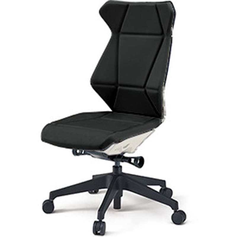 KF-830DG-TWT1 フリップフラップチェア 肘なし ランバーサポートなし ビニールレザーDG 樹脂脚 ナイロンキャスター<配送時組立サービス付> 1台 イトーキ 【通販モノタロウ】