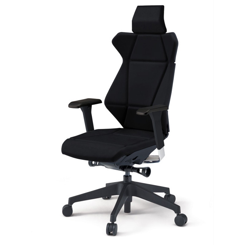 KF-857DE-TTT1 フリップフラップチェア エクストラハイバック 可動肘 ランバーサポート付 ビニールレザーDE 樹脂脚 ナイロンキャスター<配送時組立サービス付> 1台 イトーキ 【通販モノタロウ】