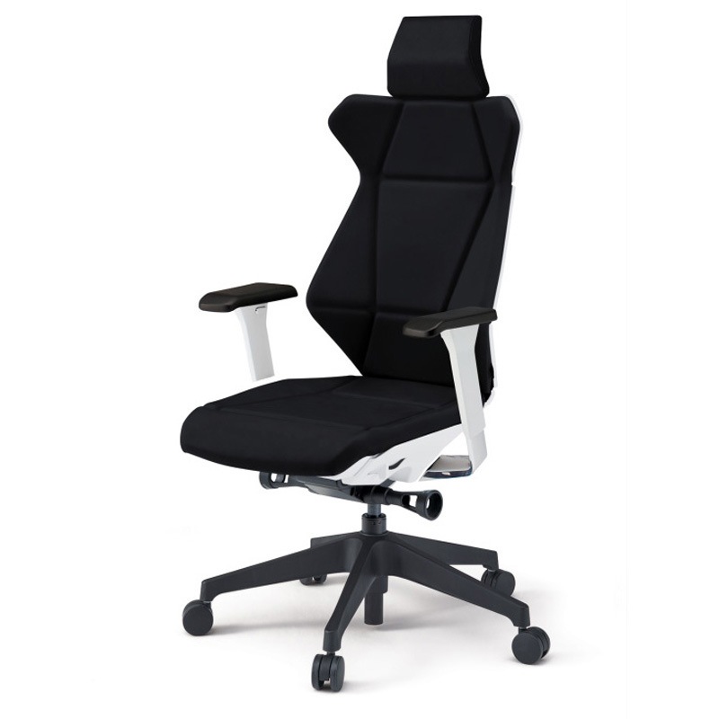 KF-857DE-TWT1 フリップフラップチェア エクストラハイバック 可動肘 ランバーサポート付 ビニールレザーDE 樹脂脚 ナイロンキャスター<配送時組立サービス付> 1台 イトーキ 【通販モノタロウ】