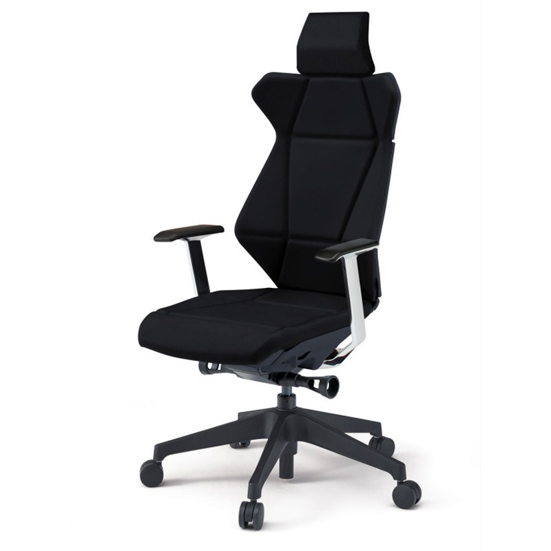 KF-855DE-TTT1 フリップフラップチェア エクストラハイバック 固定肘 ランバーサポート付 ビニールレザーDE 樹脂脚 ナイロンキャスター<配送時組立サービス付> 1台 イトーキ 【通販モノタロウ】