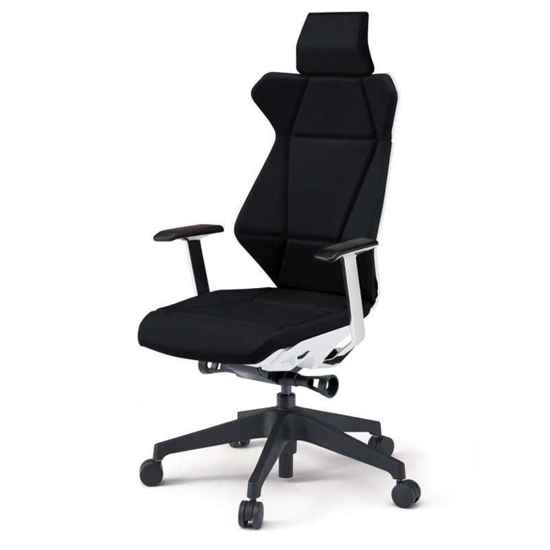 KF-855DE-TWT1 フリップフラップチェア エクストラハイバック 固定肘 ランバーサポート付 ビニールレザーDE 樹脂脚 ナイロンキャスター<配送時組立サービス付> 1台 イトーキ 【通販モノタロウ】