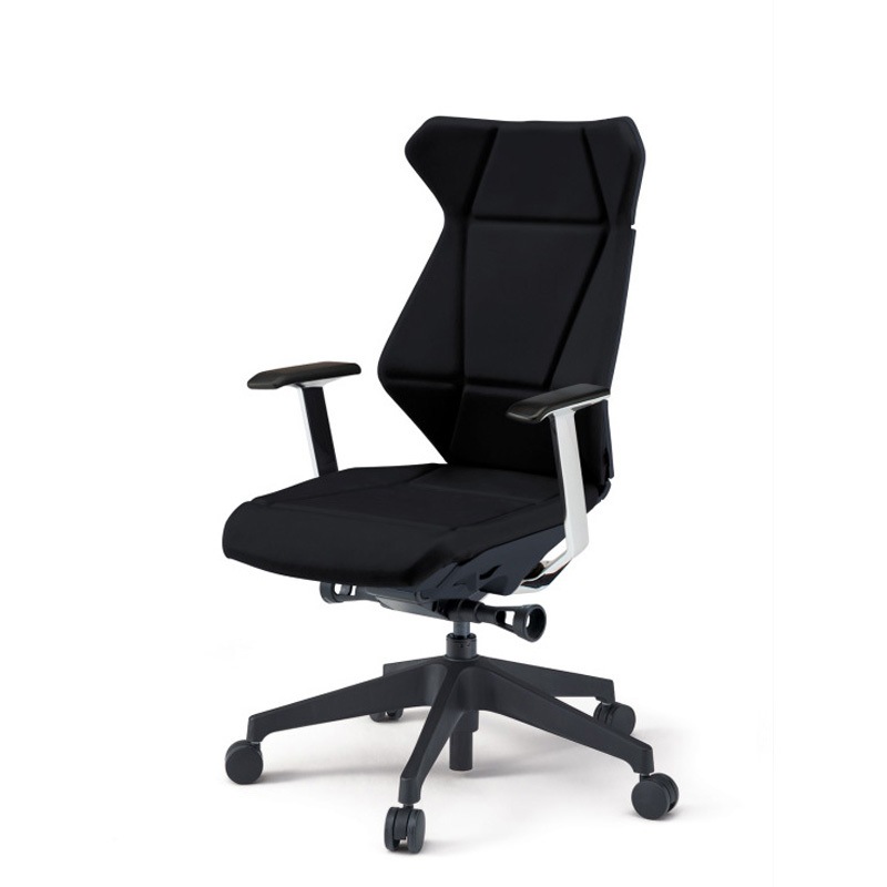 KF-865DE-TTT1 フリップフラップチェア 固定肘 ランバーサポート付 ビニールレザーDE 樹脂脚 ナイロンキャスター<配送時組立サービス付> 1台 イトーキ 【通販モノタロウ】