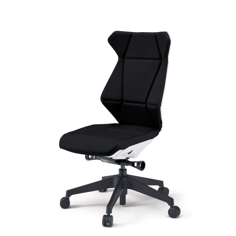 KF860DEM-TWT1 フリップフラップチェア 肘なし ランバーサポート付 ビニールレザーDE 樹脂脚 ウレタンキャスター<配送時組立サービス付> 1台 イトーキ 【通販モノタロウ】