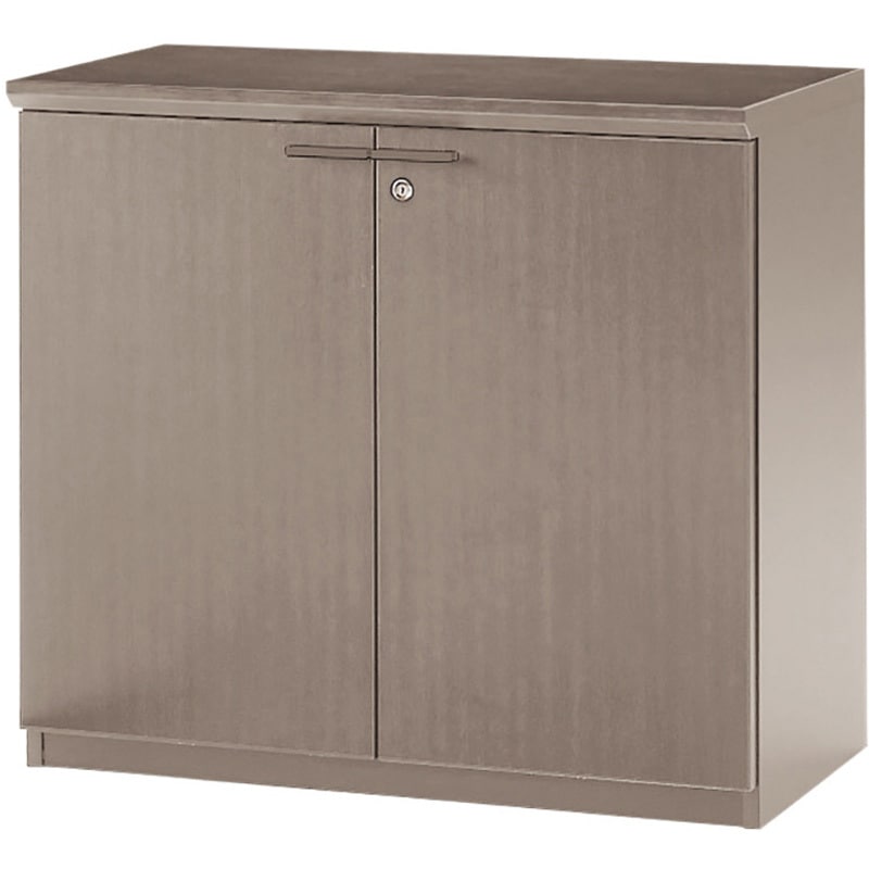 PL0-079HB-77 プロモ ローキャビネット(両開き)<配送時組立サービス付> イトーキ グレージュ色 高さ770mm幅902mm奥行450mm  PL0-079HB-77