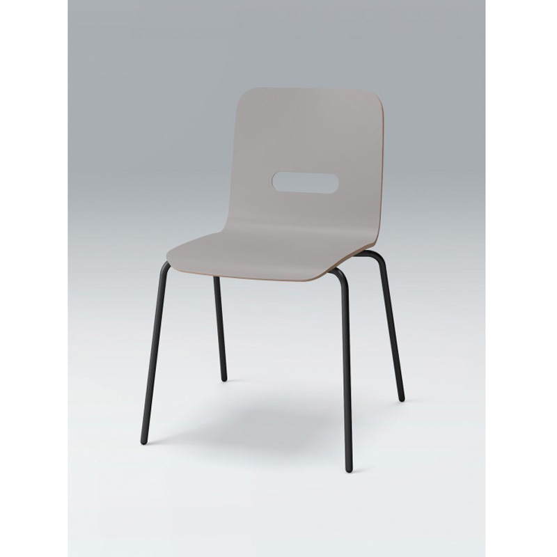 KJA-730-TG デコボコチェア flatタイプ(ヌード)<配送時組立サービス付> イトーキ ホワイト 高さ775mm幅495mm奥行510mm  KJA-730-TG