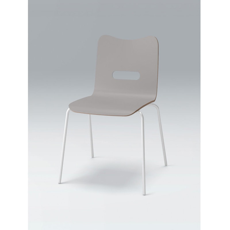 KJA-750-GG デコボコチェア bocoタイプ(ヌード)<配送時組立サービス付> イトーキ ホワイト 高さ785mm幅495mm奥行510mm  KJA-750-GG