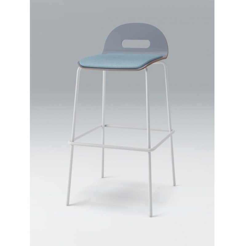 KJA-723C-GDS5 デコボコチェア ハイチェア decoタイプ(クッション付) 張地C<配送時組立サービス付> イトーキ 高さ945mm幅475mm奥行500mm  KJA-723C-GDS5