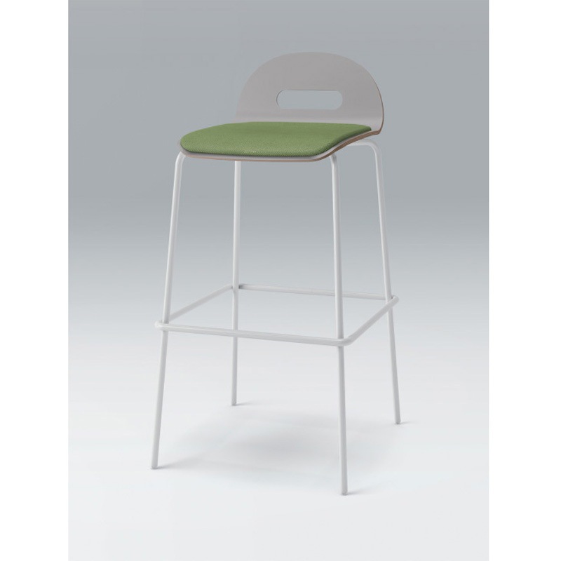 KJA-723C-GGQ3 デコボコチェア ハイチェア decoタイプ(クッション付) 張地C<配送時組立サービス付> イトーキ 高さ945mm幅475mm奥行500mm  KJA-723C-GGQ3