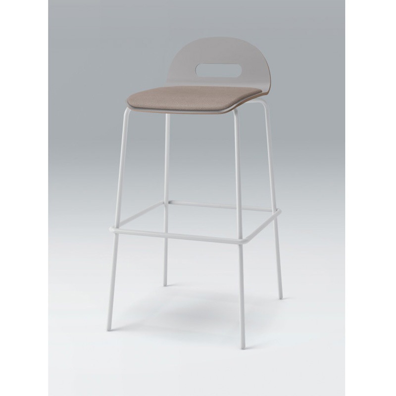 KJA-723C-GGY3 デコボコチェア ハイチェア decoタイプ(クッション付) 張地C<配送時組立サービス付> イトーキ 高さ945mm幅475mm奥行500mm  KJA-723C-GGY3