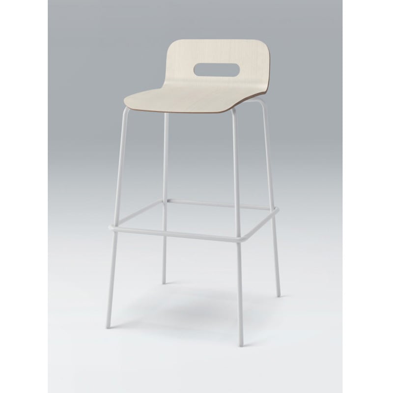 KJA-733-GH デコボコチェア ハイチェア flatタイプ(ヌード)<配送時組立サービス付> イトーキ 高さ940mm幅475mm奥行500mm  KJA-733-GH 26,626円