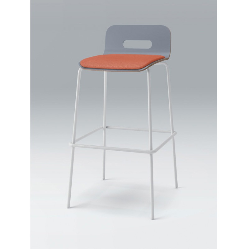 KJA-743C-GDD4 デコボコチェア ハイチェア flatタイプ(クッション付) 張地C<配送時組立サービス付> イトーキ 高さ940mm幅475mm奥行500mm  KJA-743C-GDD4