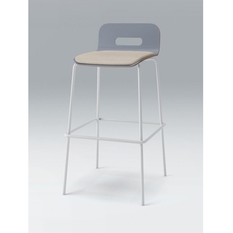 KJA-743C-GDF6 デコボコチェア ハイチェア flatタイプ(クッション付) 張地C<配送時組立サービス付> イトーキ 高さ940mm幅475mm奥行500mm  KJA-743C-GDF6