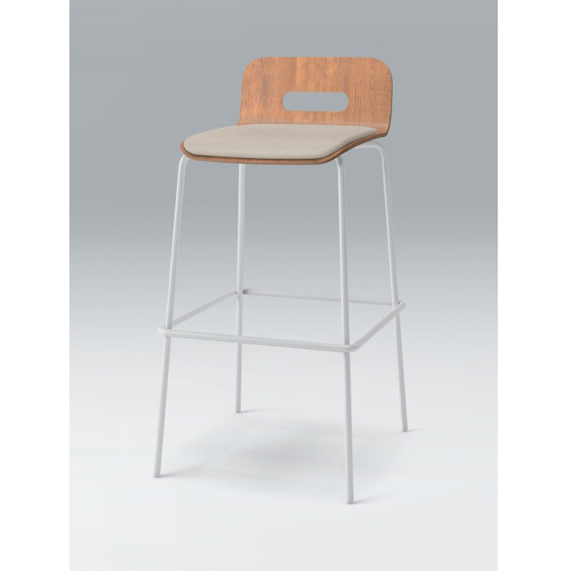 KJA-743C-GTF6 デコボコチェア ハイチェア flatタイプ(クッション付) 張地C<配送時組立サービス付> イトーキ 高さ940mm幅475mm奥行500mm  KJA-743C-GTF6