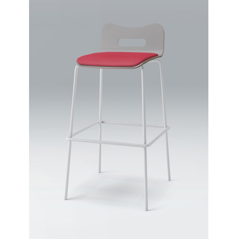 KJA-763C-GGR6 デコボコチェア ハイチェア bocoタイプ(クッション付) 張地C<配送時組立サービス付> イトーキ 高さ940mm幅475mm奥行500mm  KJA-763C-GGR6