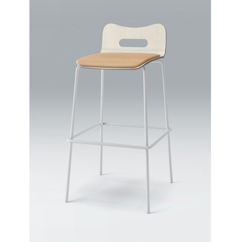 KJA-763C-GHY6 デコボコチェア ハイチェア bocoタイプ(クッション付) 張地C<配送時組立サービス付> イトーキ 高さ940mm幅475mm奥行500mm  KJA-763C-GHY6