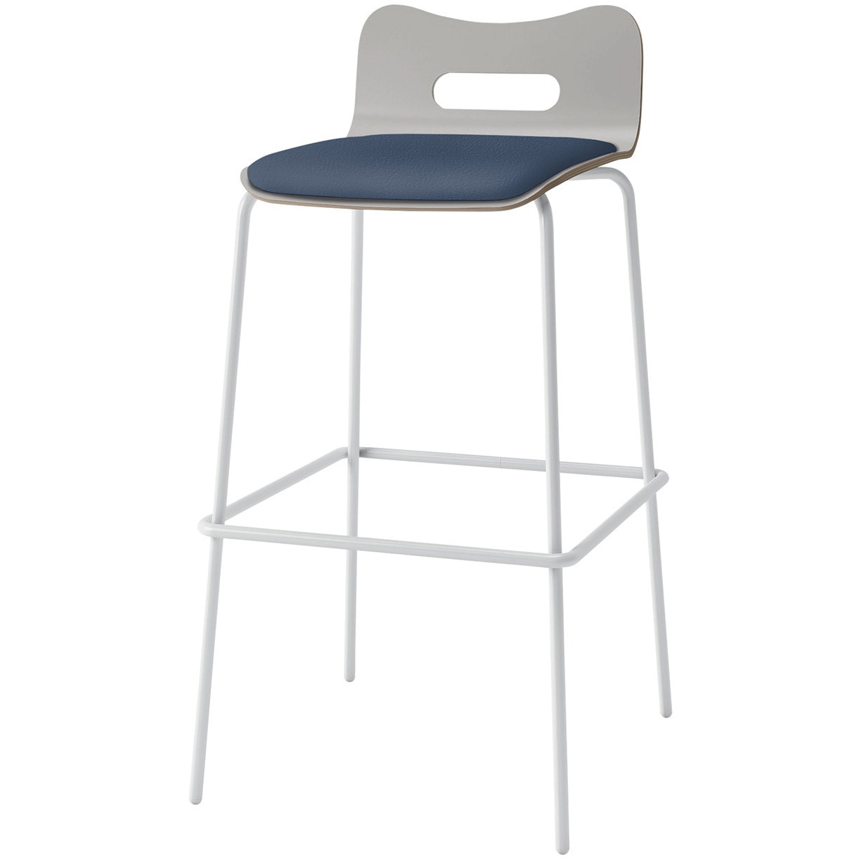 KJA-763DK-GGN2 デコボコチェア ハイチェア bocoタイプ(クッション付) 張地DK<配送時組立サービス付> イトーキ 高さ940mm幅475mm奥行500mm  KJA-763DK-GGN2 28,587円