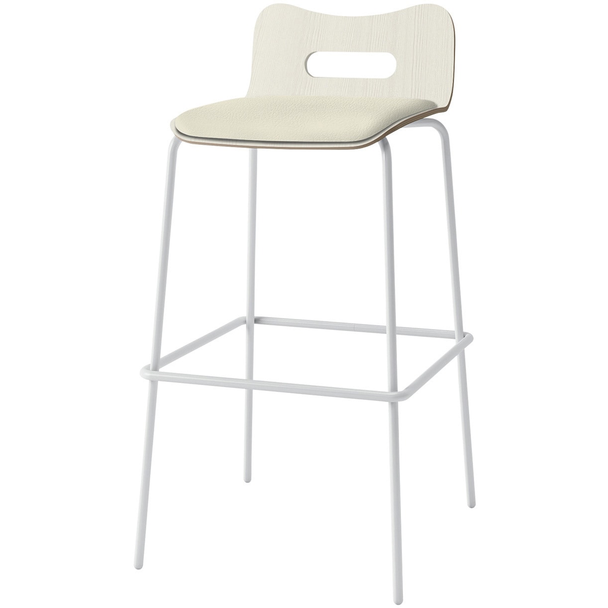 KJA-763DK-GHW9 デコボコチェア ハイチェア bocoタイプ(クッション付) 張地DK<配送時組立サービス付> イトーキ 高さ940mm幅475mm奥行500mm  KJA-763DK-GHW9