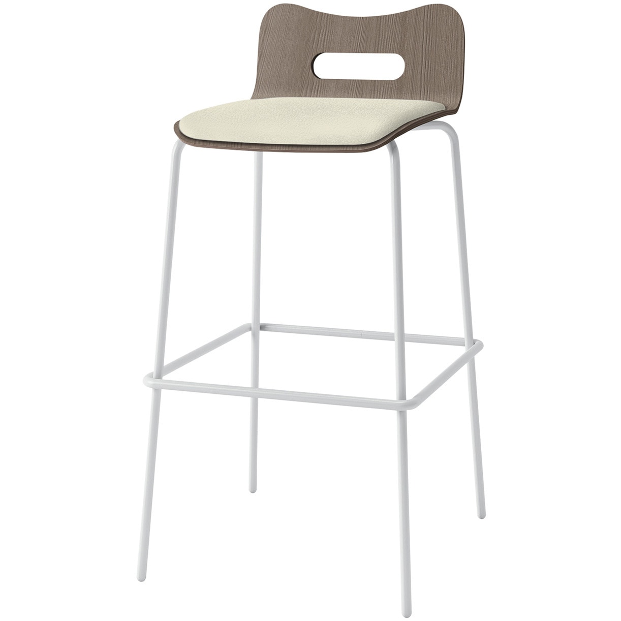 KJA-763DK-GNW9 デコボコチェア ハイチェア bocoタイプ(クッション付) 張地DK<配送時組立サービス付> イトーキ 高さ940mm幅475mm奥行500mm  KJA-763DK-GNW9