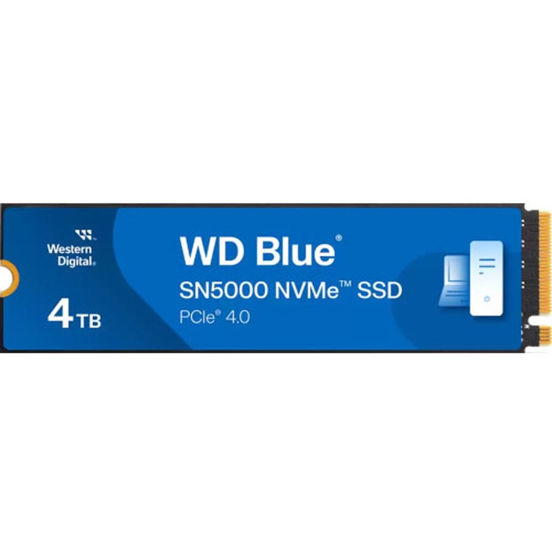 WD Blue SSD 4TB 中古② WDS400T4B0E 内蔵SSD WD Blue SN5000(NVMe) Western Digital