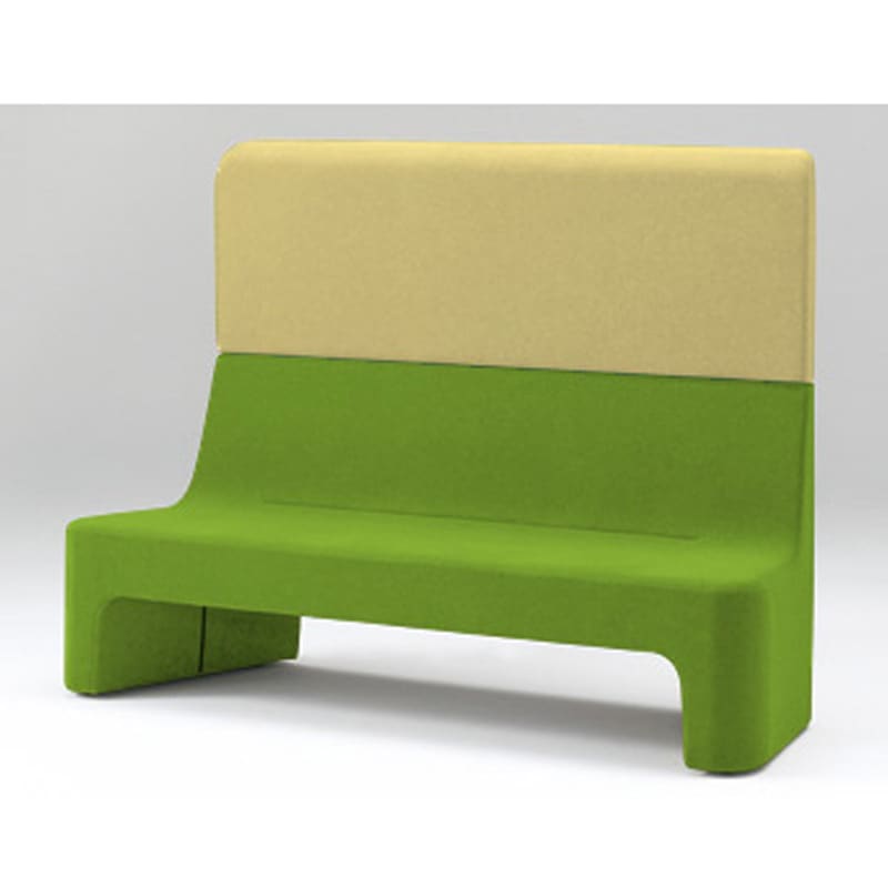 LAZ-233GZ-Q3Y9 カコミ ハイバックソファ<配送時組立サービス付> イトーキ 高さ1330mm幅1910mm奥行605mm  LAZ-233GZ-Q3Y9