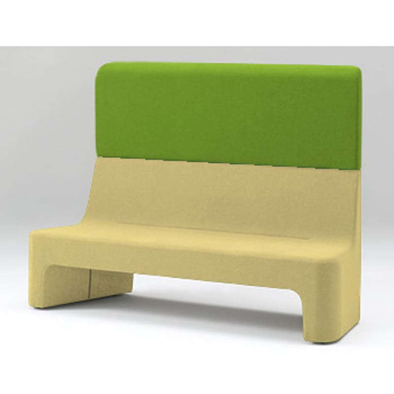 LAZ-233GZ-Y9Q3 カコミ ハイバックソファ<配送時組立サービス付> イトーキ 高さ1330mm幅1910mm奥行605mm  LAZ-233GZ-Y9Q3