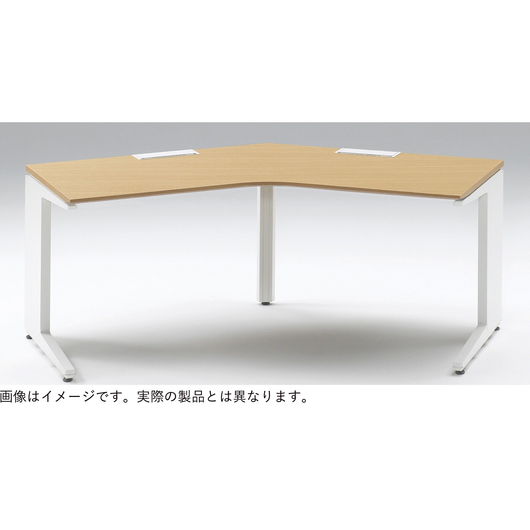 JMA-1177T-AZL インステート 135度オペレーションデスク 平エッジ<配送時組立サービス付> イトーキ 高さ720mm幅1100mm奥行1100mm  JMA-1177T-AZL