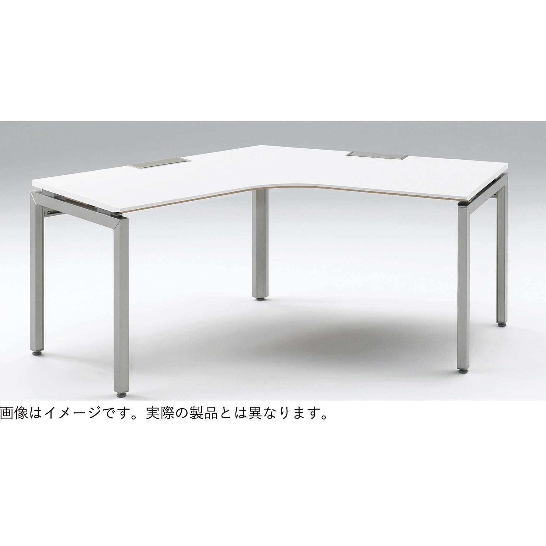 JMB-1607H-BZY インステート テーブル 矩形 船底エッジ W1600<配送時組立サービス付> イトーキ メラミン化粧板 ホワイト 高さ720mm奥行700mm  JMB-1607H-BZY