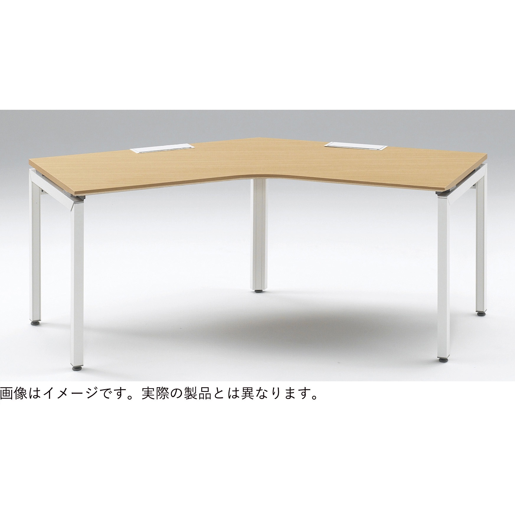 JMB-1177T-AWX インステート 135度オペレーションテーブル 平エッジ<配送時組立サービス付> イトーキ 高さ720mm幅1100mm奥行1100mm  JMB-1177T-AWX
