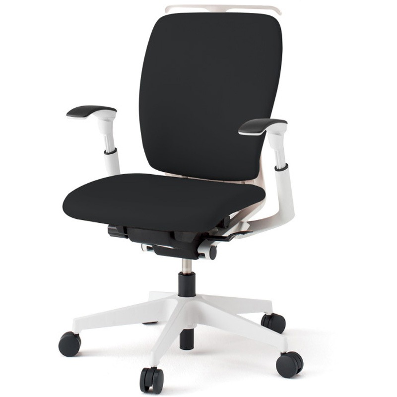KF437DLHM-WWT1 フルゴチェア ハイバック 可動肘 ハンガー ビニールレザーDL ウレタンキャスター<配送時組立サービス付> 1台 イトーキ 【通販モノタロウ】
