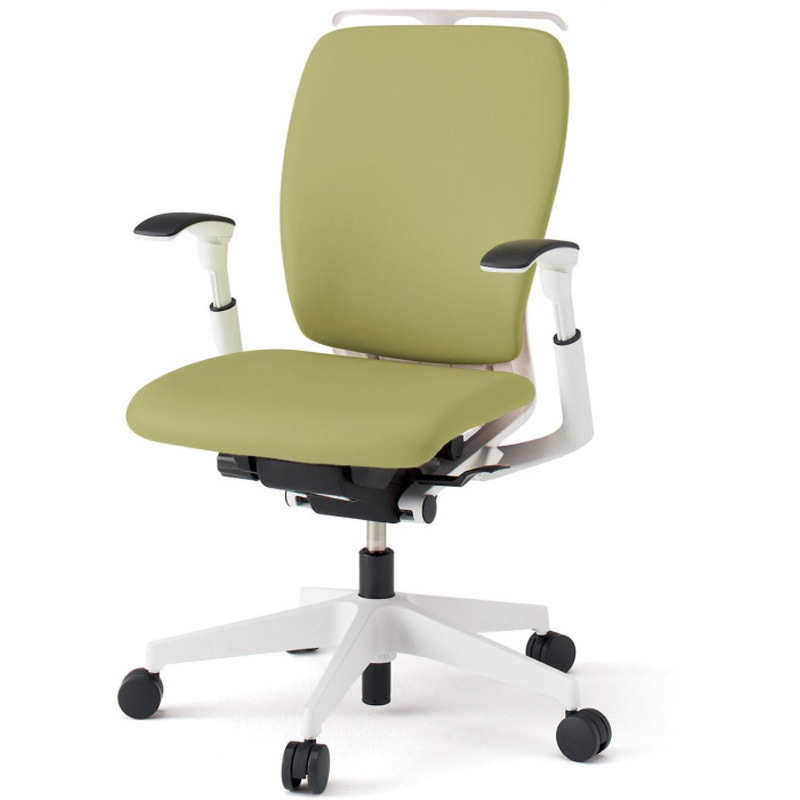 KF437DLHM-WWL8 フルゴチェア ハイバック 可動肘 ハンガー ビニールレザーDL ウレタンキャスター<配送時組立サービス付> 1台 イトーキ 【通販モノタロウ】