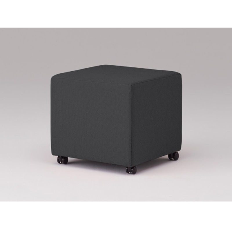 FHCA-044ST-W2 HAXスツール<配送時組立サービス付> イトーキ オフブラック色 高さ420mm幅450mm奥行450mm  FHCA-044ST-W2