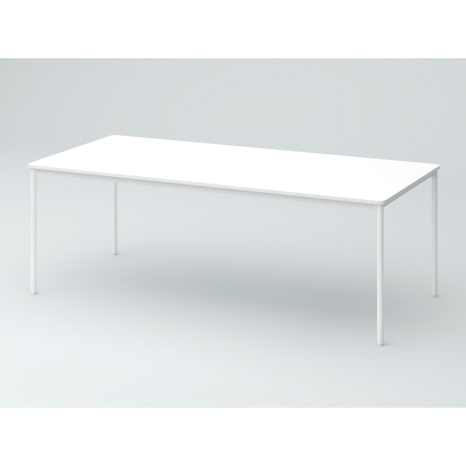 DCW-219HNRTA1WW オリゴテーブル ホワイトボード天板 角型 2100×900 4本丸脚<配送時組立サービス付> イトーキ 高さ720mm  DCW-219HNRTA1WW