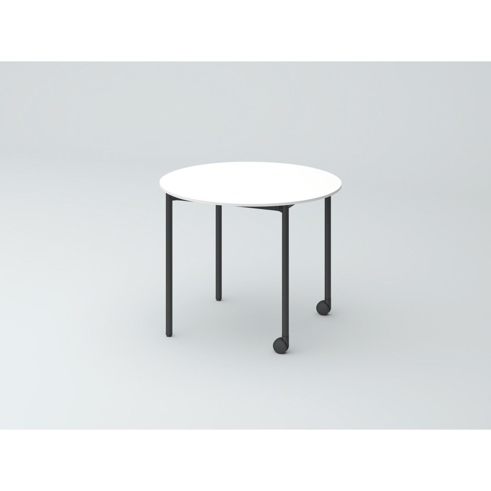 DCW-09CNRTC1-TW オリゴテーブル ホワイトボード天板 円形 Φ900 4本丸脚 片側キャスター<配送時組立サービス付> 1台 イトーキ 【通販モノタロウ】 41,587円