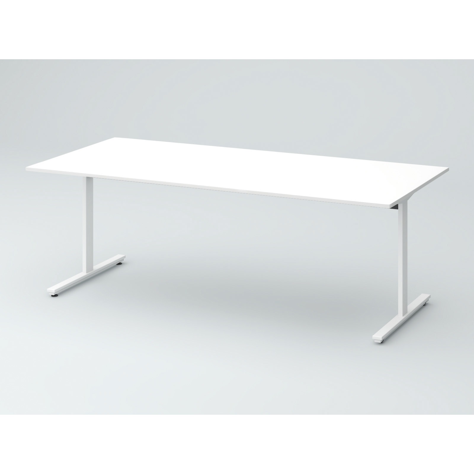 DCW-219HNTTC-WW オリゴテーブル ホワイトボード天板 2100×900 T字脚 片側キャスター<配送時組立サービス付> 1台 イトーキ 【通販モノタロウ】