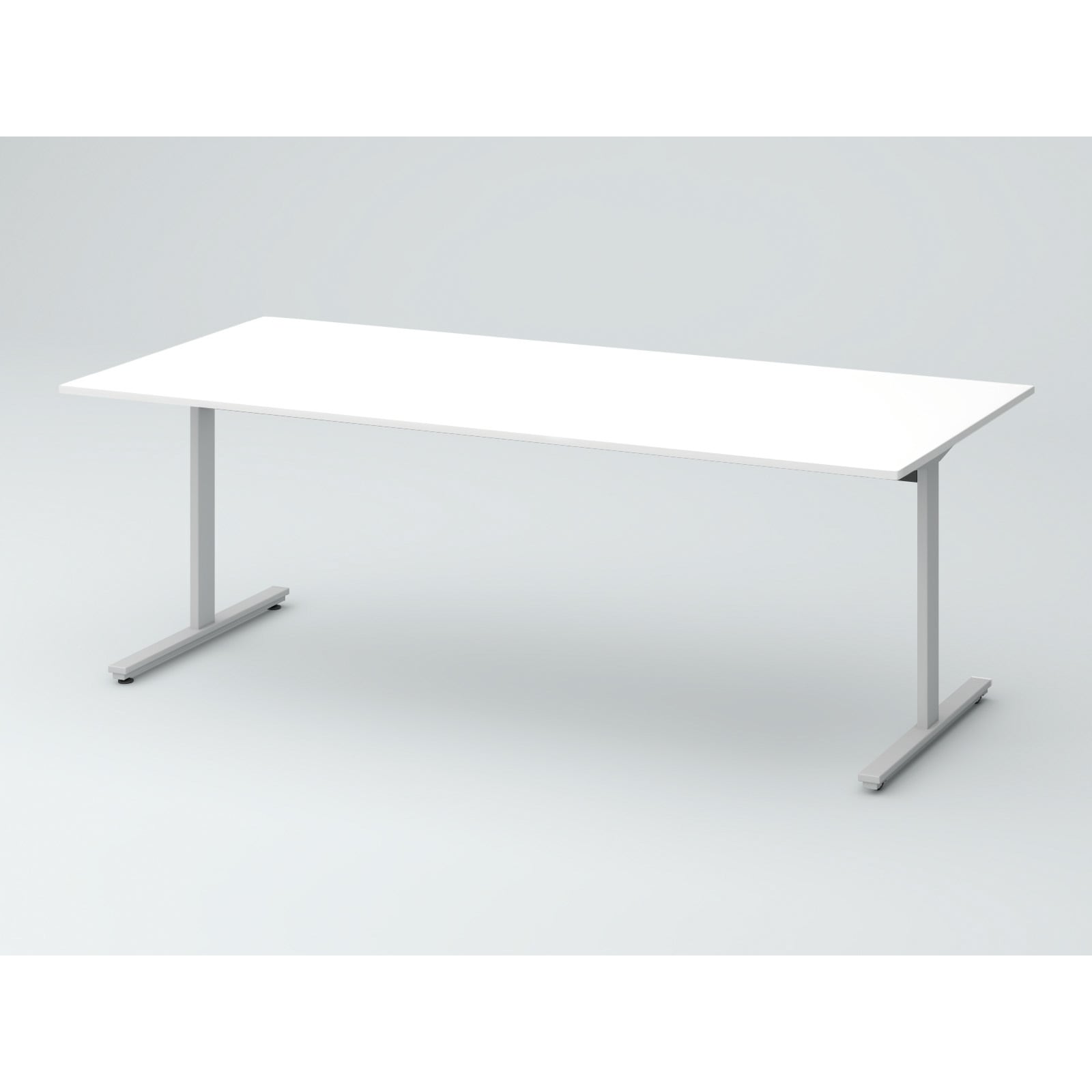 DCW-219HNTTC-ZW オリゴテーブル ホワイトボード天板 2100×900 T字脚 片側キャスター<配送時組立サービス付> 1台 イトーキ 【通販モノタロウ】