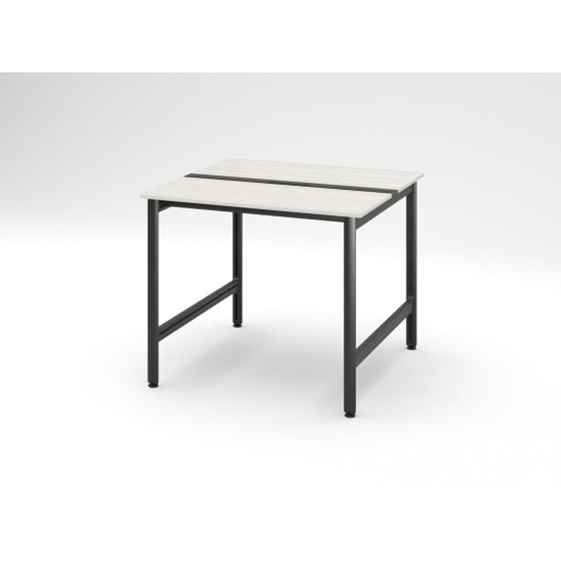 JL-1212GEBST161 ハイライン ベンチテーブル 天板カラーS 両面タイプ 単独型 W1200×D1200<配送時組立サービス付> 1台 イトーキ 【通販モノタロウ】