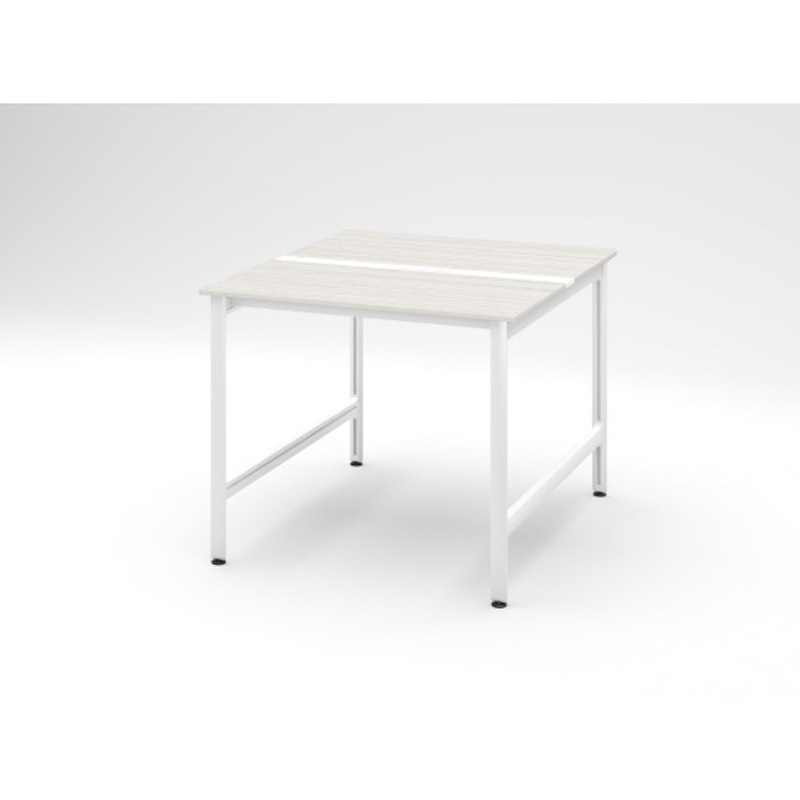 JL-1214GEBSW961 ハイライン ベンチテーブル 天板カラーS 両面タイプ 単独型 W1200×D1400<配送時組立サービス付> 1台 イトーキ 【通販モノタロウ】