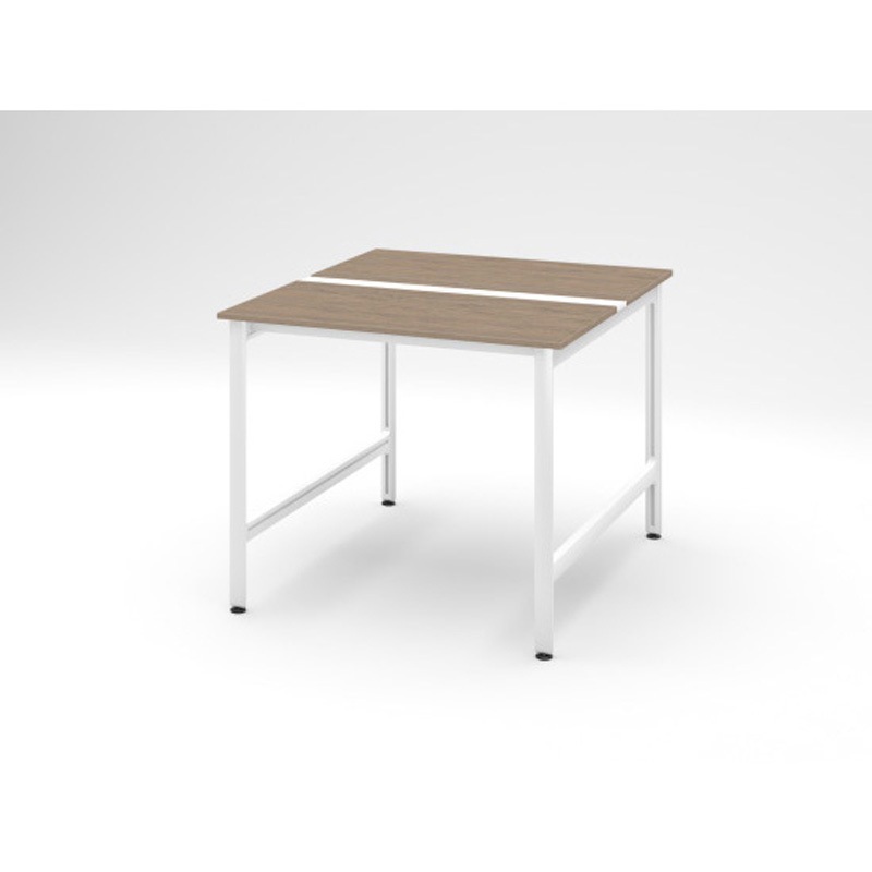 JL-1214GEBSW971 ハイライン ベンチテーブル 天板カラーS 両面タイプ 単独型 W1200×D1400<配送時組立サービス付> 1台 イトーキ 【通販モノタロウ】