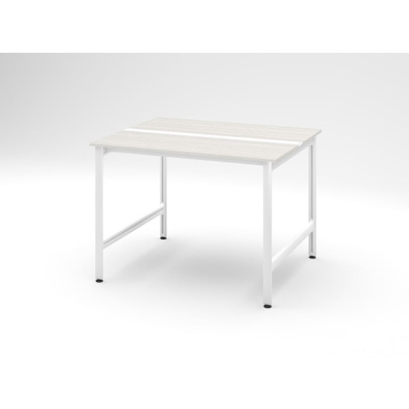 JL-1412GEBSW961 ハイライン ベンチテーブル 天板カラーS 両面タイプ 単独型 W1400×D1200<配送時組立サービス付> 1台 イトーキ 【通販モノタロウ】