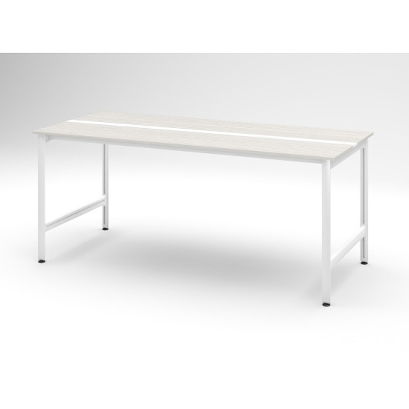 JL-2410GEBSW961 ハイライン ベンチテーブル 天板カラーS 両面タイプ 単独型 W2400×D1000<配送時組立サービス付> 1台 イトーキ 【通販モノタロウ】