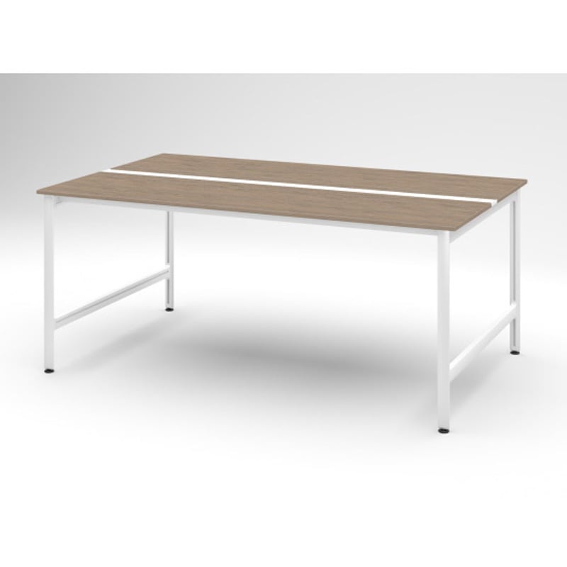 JL-2414GEBSW971 ハイライン ベンチテーブル 天板カラーS 両面タイプ 単独型 W2400×D1400<配送時組立サービス付> 1台 イトーキ 【通販モノタロウ】