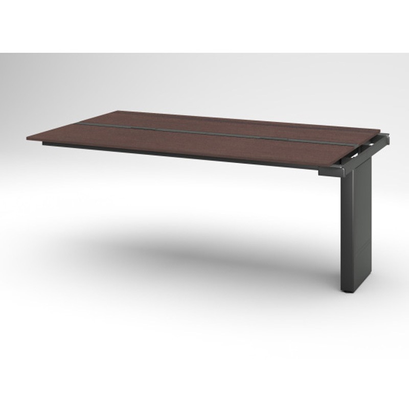 JL-2414TEBST182 ハイライン ベンチテーブル 天板カラーS 両面タイプ 連増セット W2400×D1400<配送時組立サービス付> 1台 イトーキ 【通販モノタロウ】