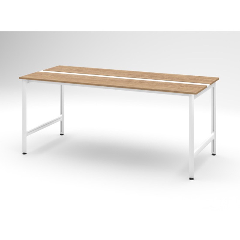 JL-2410GEBTW926 ハイライン ベンチテーブル 天板カラーT 両面タイプ 単独型 W2400×D1000<配送時組立サービス付> 1台 イトーキ 【通販モノタロウ】