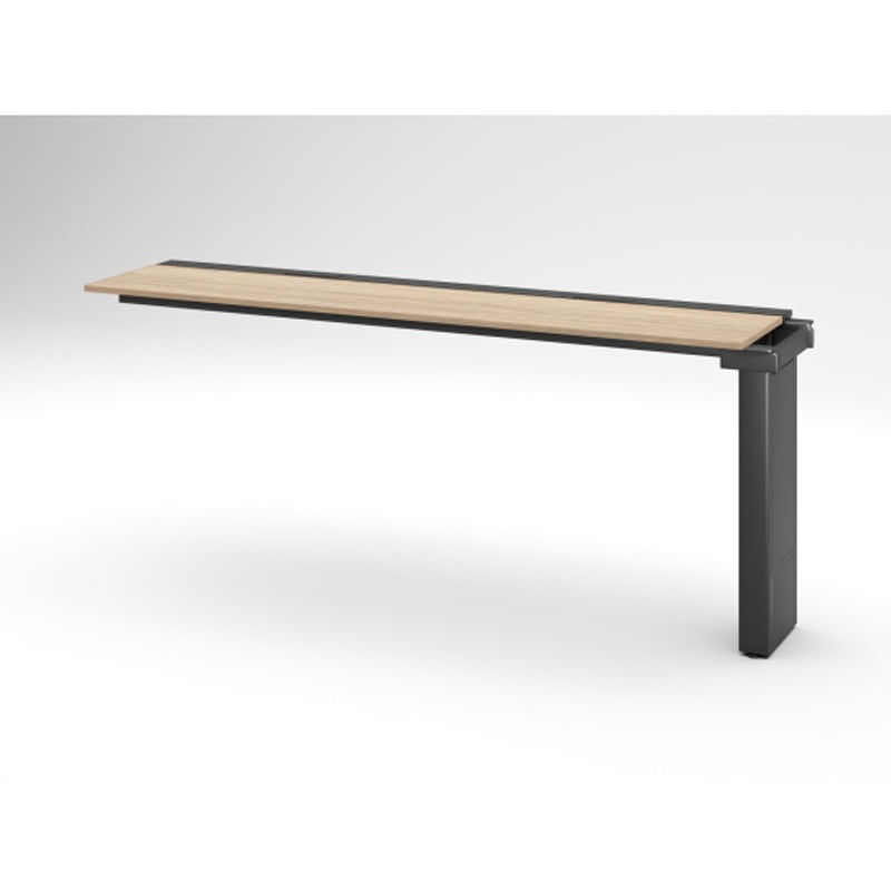 JL-2405TLBTT127 ハイライン ベンチテーブル 天板カラーT 片面タイプ 連増セット W2400×D560<配送時組立サービス付> 1台 イトーキ 【通販モノタロウ】