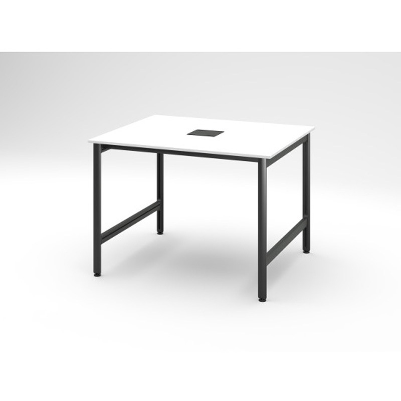 JL-1412GEGST1W9 ハイライン グループテーブル 天板カラーS W1400×D1200<配送時組立サービス付> イトーキ メラミン化粧板 ブラック 高さ1000mm  JL-1412GEGST1W9