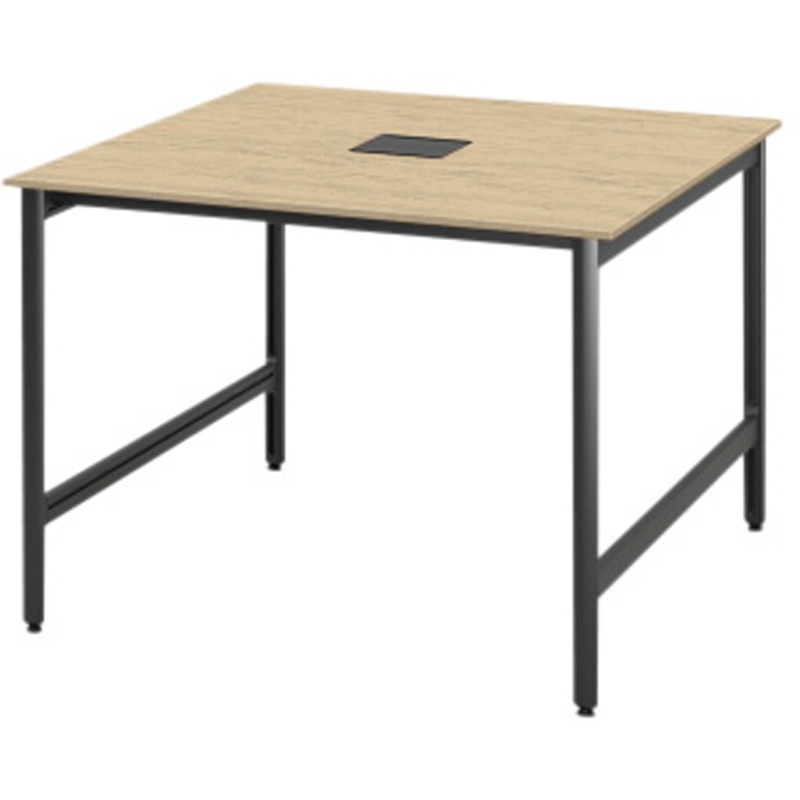 JL-1414GEGST192 ハイライン グループテーブル 天板カラーS W1400×D1400<配送時組立サービス付> イトーキ メラミン化粧板 ブラック 高さ1000mm  JL-1414GEGST192